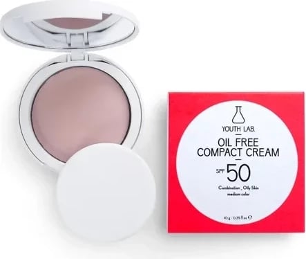 Krem Kompakt Youth Lab Oil Free, SPF50, Medium, 10