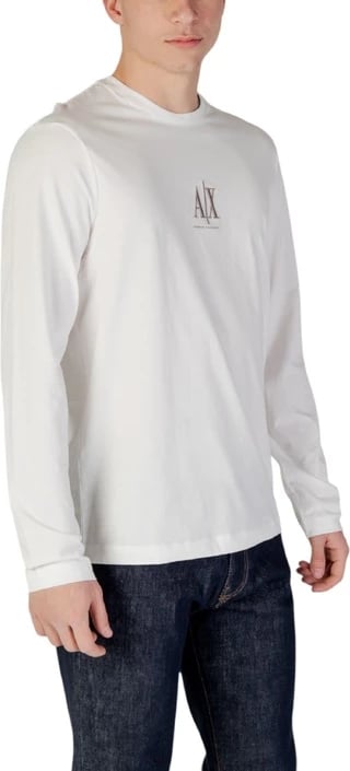 Maicë për meshkuj Armani Exchange, e bardhë