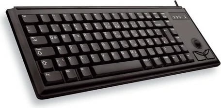 Tastierë Cherry G84-4400 me trackball, QWERTY, PS/2, e zezë