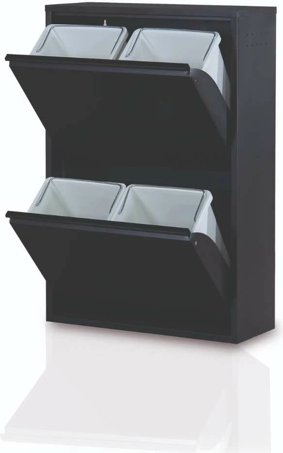 Dollap shumëpërdorimësh, ngjyrë e zezë, Skye Decor Forto 4