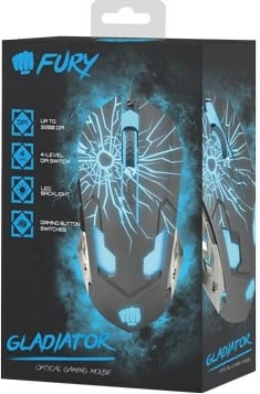 Maus  optik gaming Natec Fury 3200 DPI