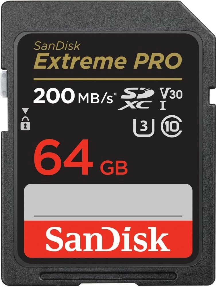 Kartelë memorie SanDisk Extreme Pro SDXC 64GB, 200/90 MB/s