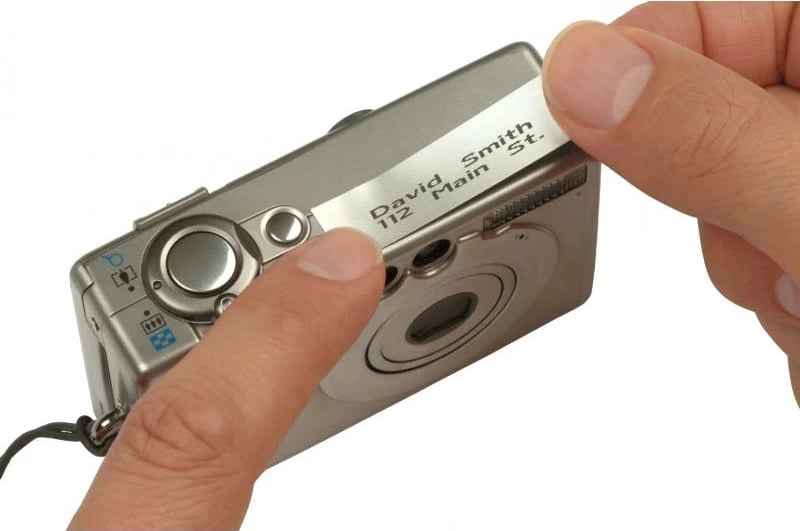 Shirit etiketas, Dymo, LetraTag 91228 (S0721730), 12mm x 4m, metallic argjendtë