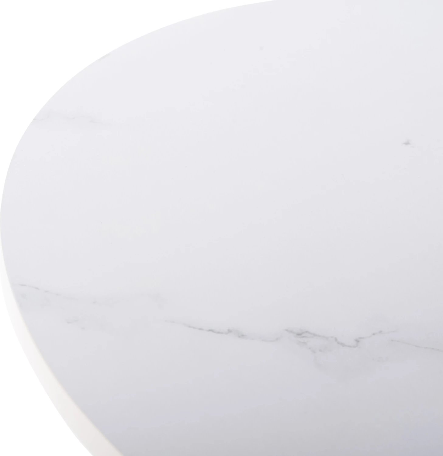 Tavolinë kafeje akrilon, ngjyrë mermeri të bardhë, FH9779.01, Φ40x41H cm