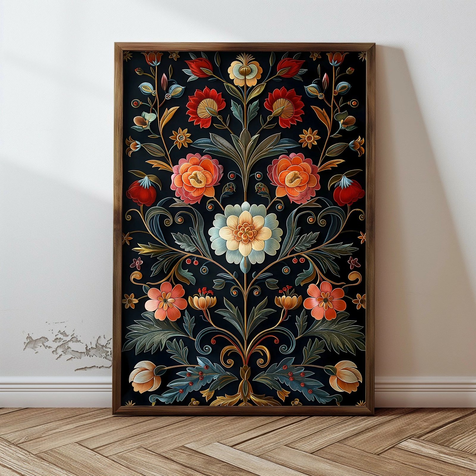 Pikturë dekorative me kornizë MDF, shumëngjyrëshe, Wallity, GE210-L