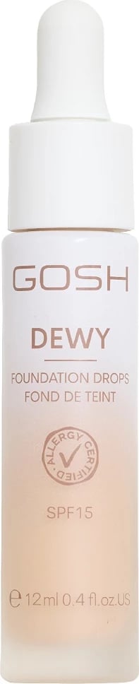 Fondatinë Gosh Dewy Foundation Drops 004 Fair për femra 12ml
