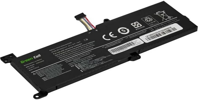 Bateri Green Cell L16C2PB2/L16M2PB1 për Lenovo IdeaPad 3 320-15, 4500mAh, 7.4V, e zezë
