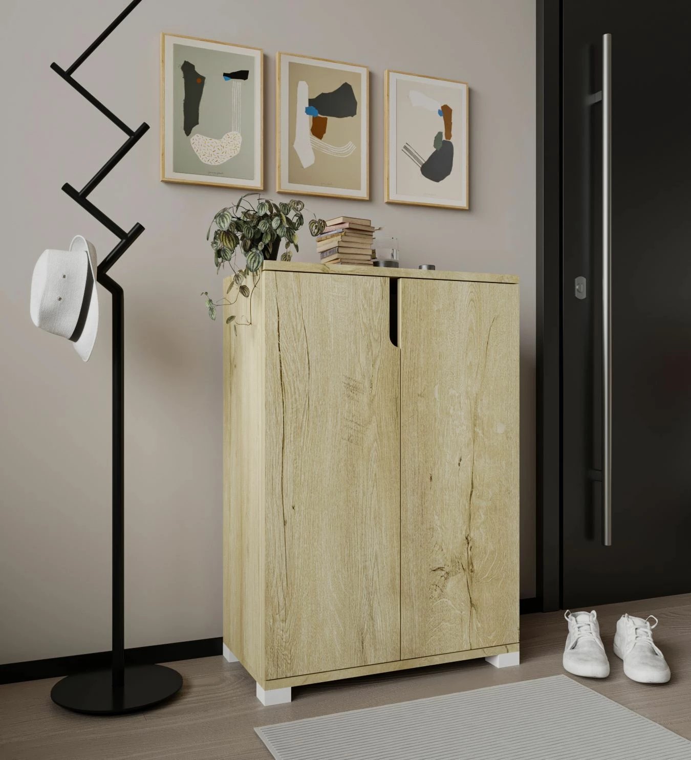 Dollap për këpucë Skye Decor, venedik - lis safir