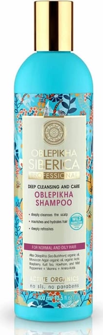 Shampon unisex Natura Siberica Oblepikha Deep Cleansing and Care 400ml