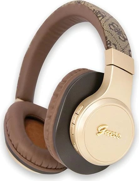 Kufje Bluetooth Guess GUBH604GEMW, on-ear, 32 orë, Kafe