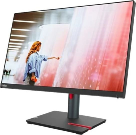 Monitor LED, Lenovo, P24q-30 (63B4GAT6EU), 24", ekran i sheshtë TFT/LCD, i zi