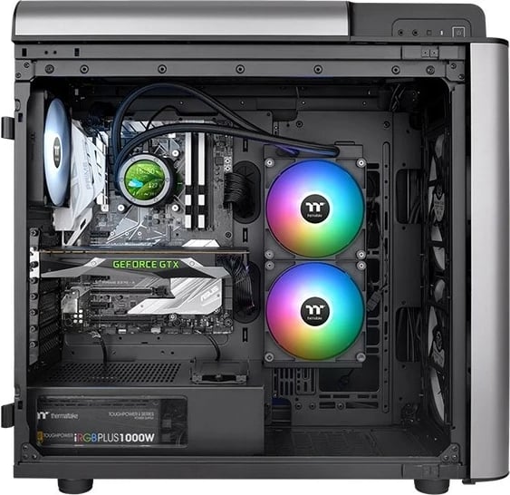 Kasë ftohje uji Thermaltake TH280 V2 Ultra ARGB, 2x140mm, bllok bakri