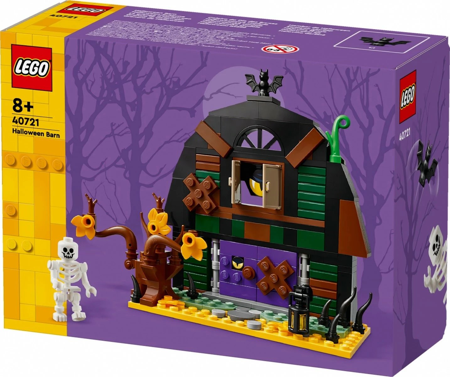 Set LEGO Halloween Barn 40721, 205 pjesë, për fëmijë, shumëngjyrësh
