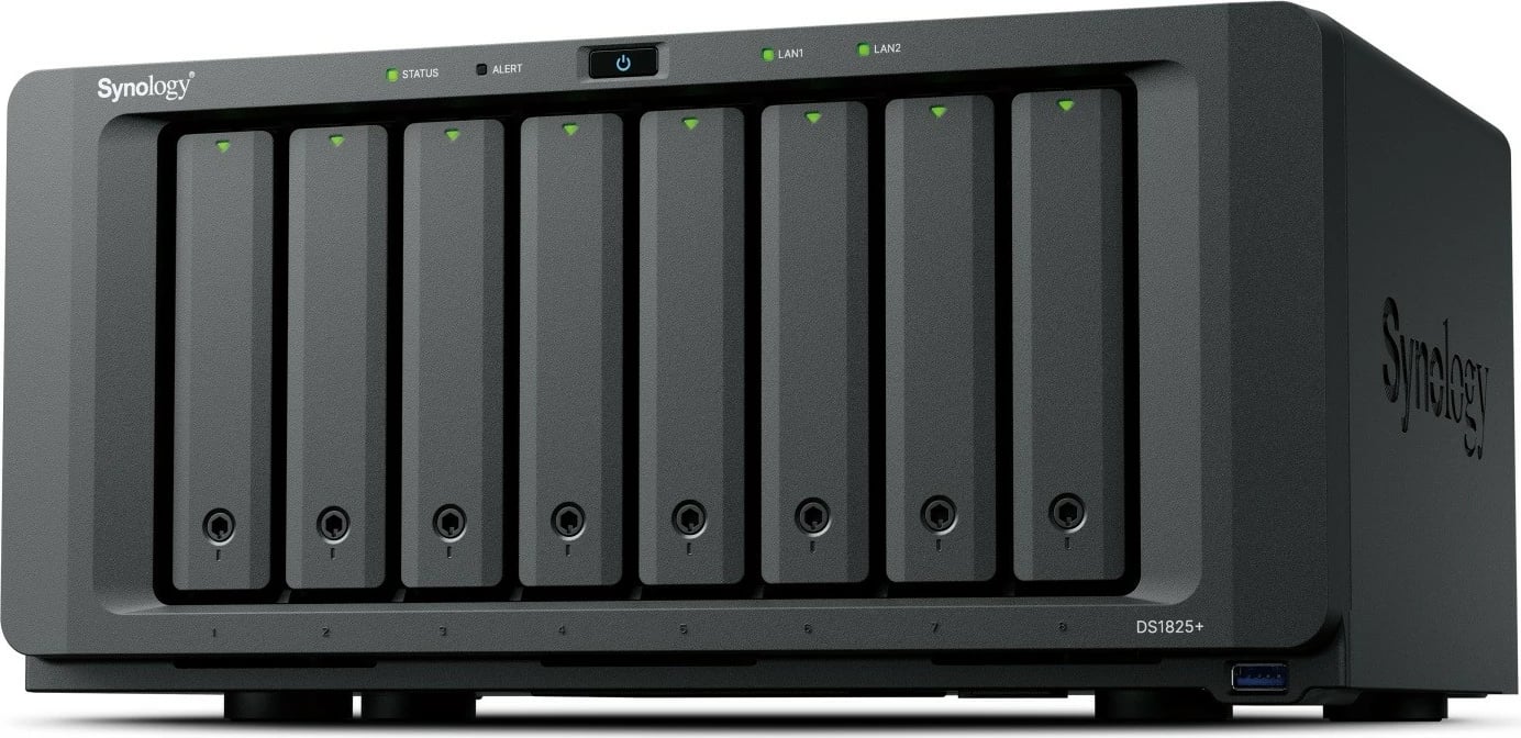 NAS Synology DS1825+, 8 slote, 8GB RAM, PCIe, i zi