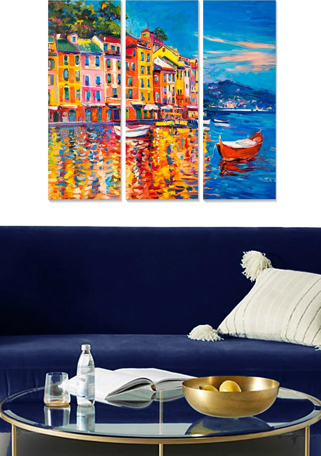 Pikturë dekorative MDF, shumëngjyrëshe, 3 pjesë, MDF285852095