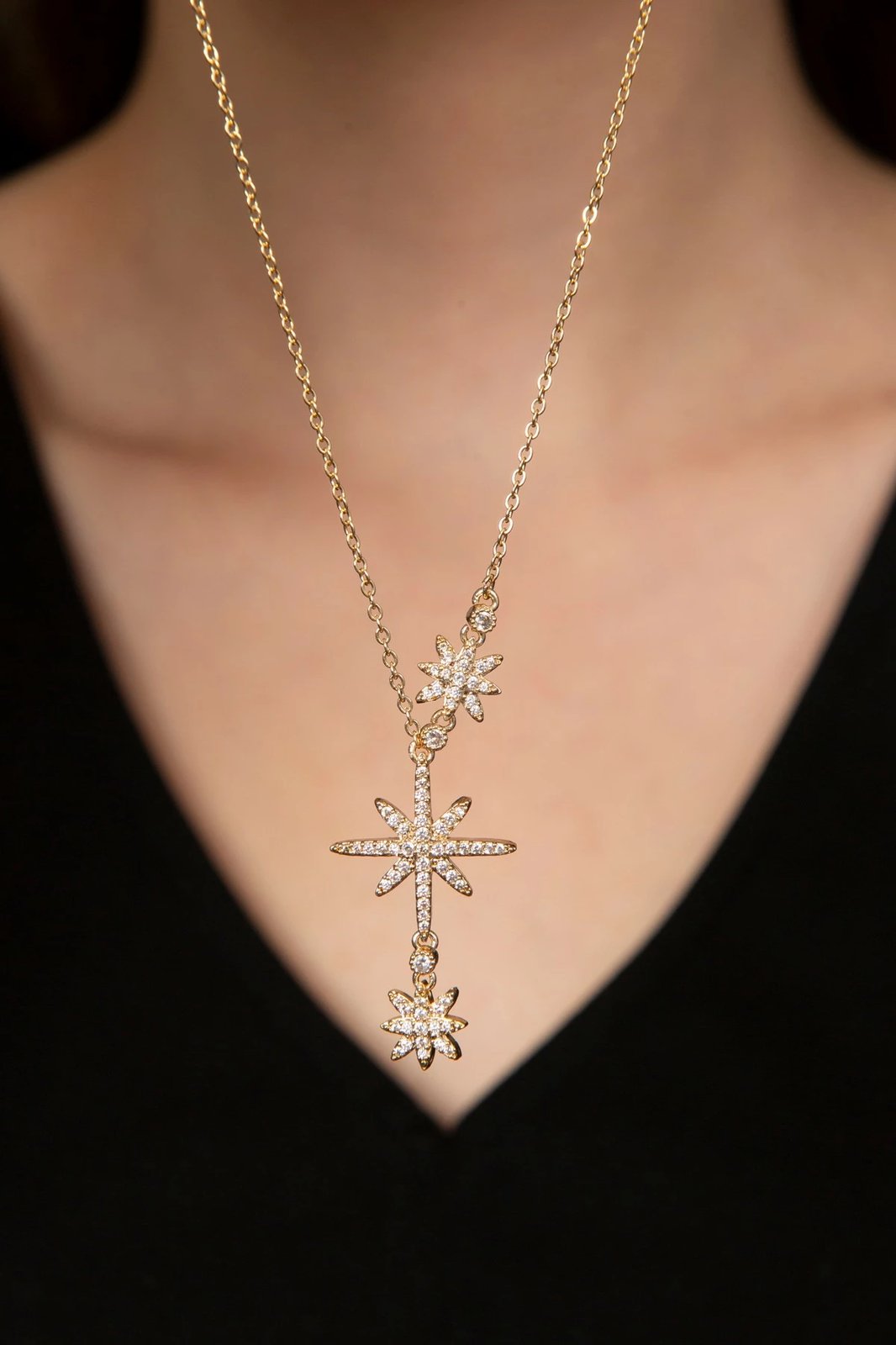 Varëse metalike Elika, ngjyrë ari dhe e bardhë, CK9735A