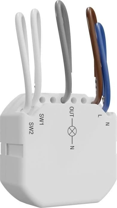 Dimmer i mençur SATEL BE WAVE, ADC-200, 230 V AC, i bardhë