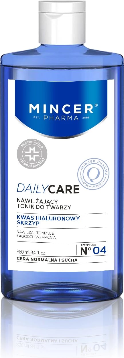 Tonik fytyre për femra Mincer Pharma DailyCare Moisturizing No.04, 250ml