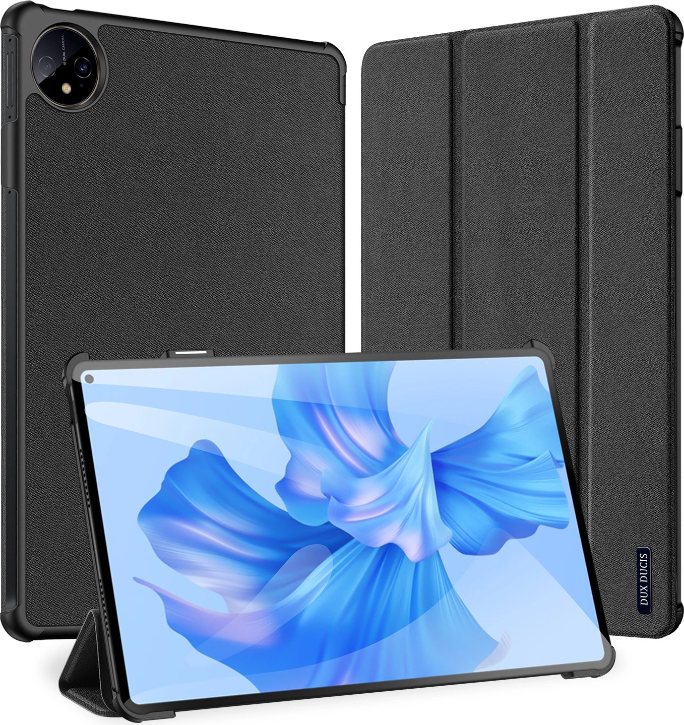 Mbështjellës tablet Dux Ducis Domo për Huawei MatePad Pro 11'' (2022), me qëndrim, i zi