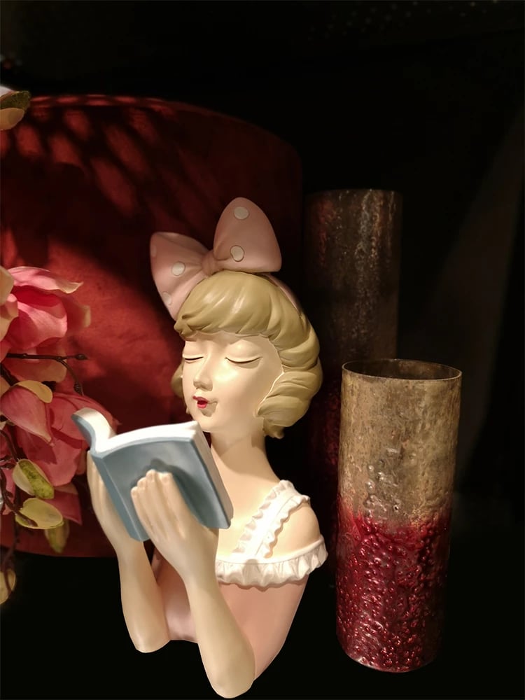 Figurë dekorative Noiret, shumëngjyrëshe, polirezine, 19x15x31cm