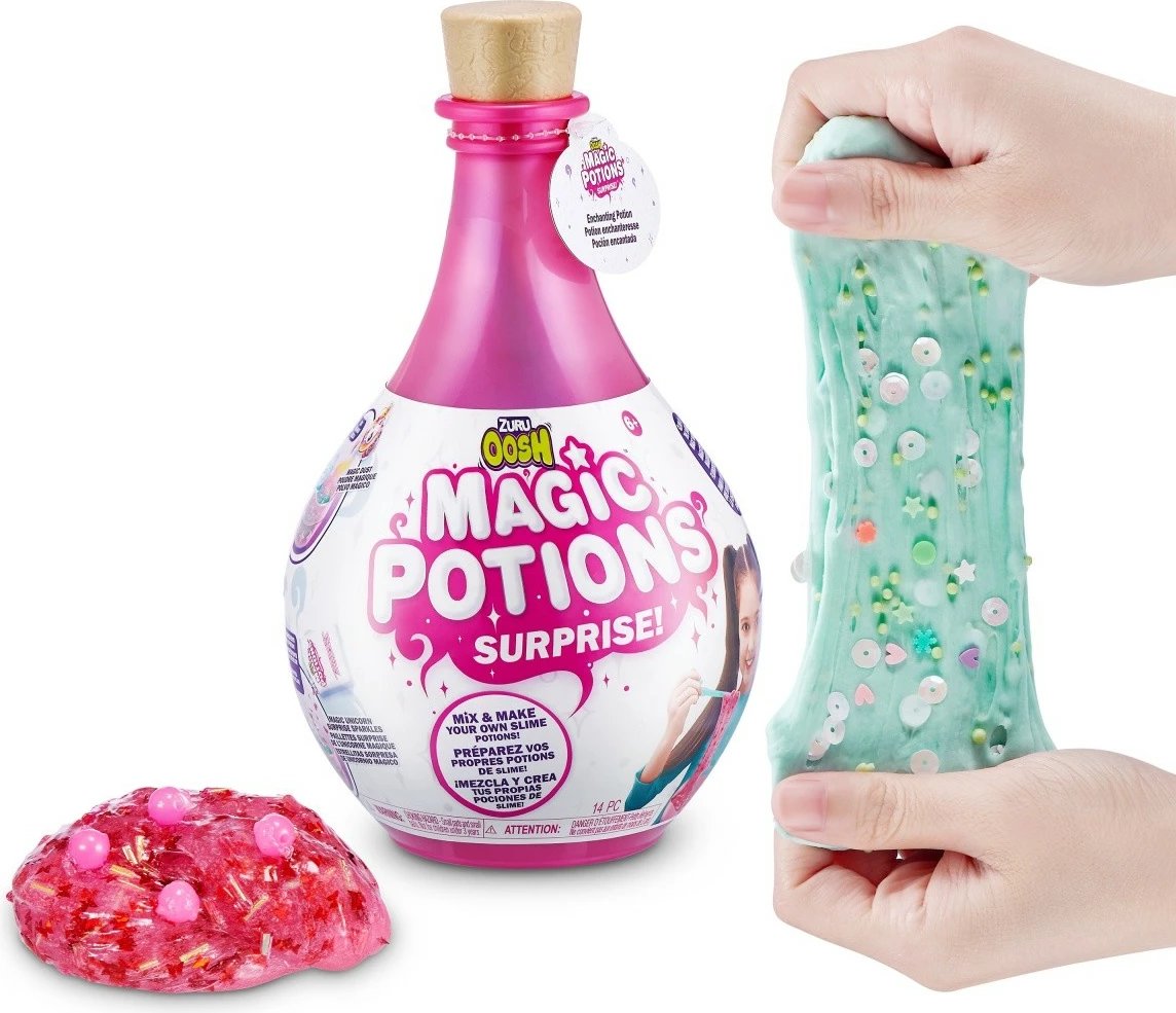 Set lodrash Oosh Fun Magic Potion Slime Surprise, 12 copë, ngjyra të përziera Set lodrash Oosh Fun Magic Potion Slime Surprise, 12 copë, ngjyra të përziera