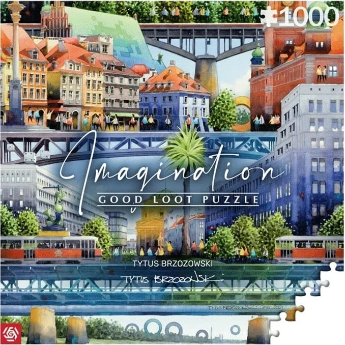 Puzzle Cenega Publishing Good Loot Imagination, 1000 elemente, Tytus Brzozowski, Multikolor