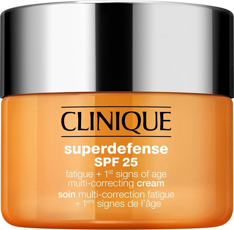 Krem fytyre për femra Clinique Superdefense SPF25 Fatigue + 1st Signs of Age Multi Correcting Cream, 30ml