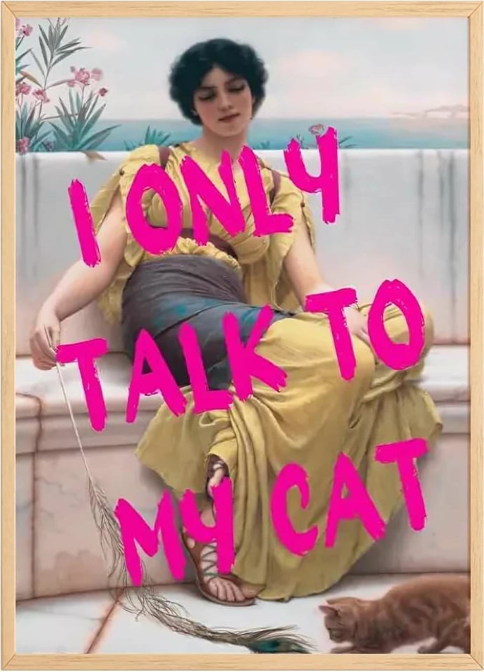 Pikturë dekorative me kornizë, shumëngjyrëshe, Wallity, Artsmdftek33-5070, 50x70cm