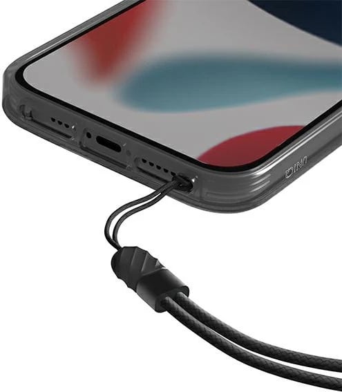 Mbështjellës UNIQ Heldro për iPhone 13/13 Pro, me rrip FlexGrip, Gri