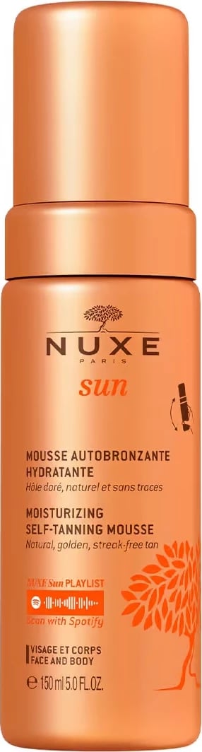 Schiumë vetë-ngjyrosëse për femra Nuxe Sun Moisturizing, 150ml