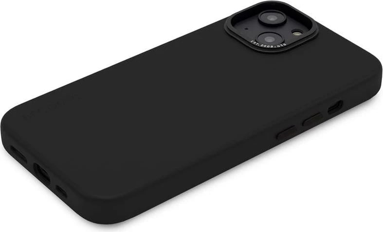 Mbështjellës Decoded për iPhone 14 Plus, lëkurë, MagSafe, zi