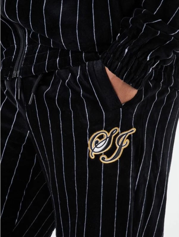 Pantallona sportive Sean John, modeli Vintage Pinstripe Velours për meshkuj