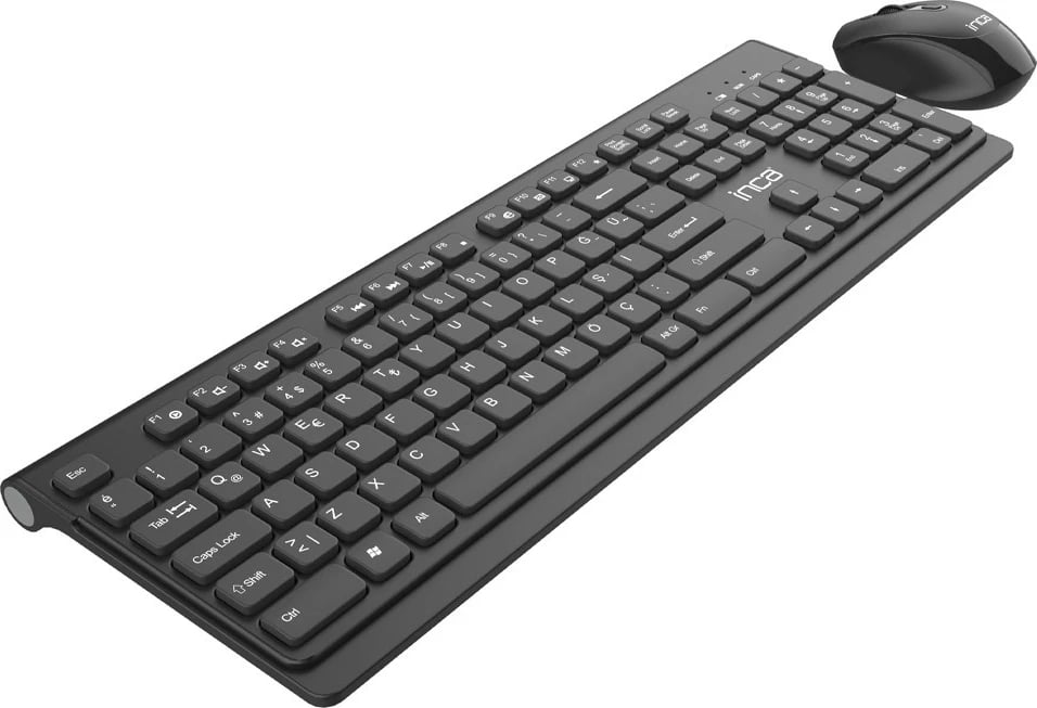 Set tastaturë dhe maus Inca IWS-519, USB-C/A, dizajn ergonomik, e zezë