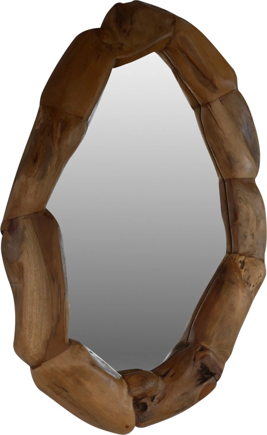 Pasqyrë FH9359 dru tik ngjyrë natyrale 100x70H