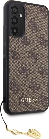 Mbështjellës Guess 4G Charms për Samsung Galaxy A34 5G, kafe Mbështjellës Guess 4G Charms për Samsung Galaxy A34 5G, kafe