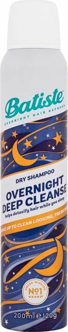 Shampon i thatë për femra Batiste Overnight Deep Cleanse, 200ml