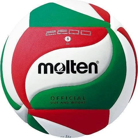 Top volejbolli Molten V5M2200, madhësia 5, Kuq