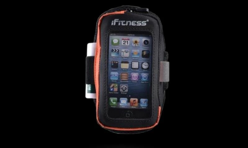 Rrip krahu për telefon iFitness, kuq