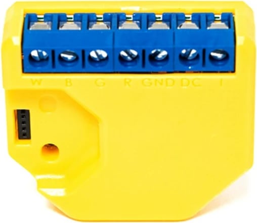 Pajisje RGBW Shelly, Wireless, Wi-Fi, Blue, Yellow