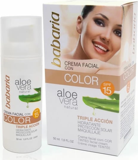 BB kremë për fytyrë Babaria Aloe Vera SPF15, 50ml unisex