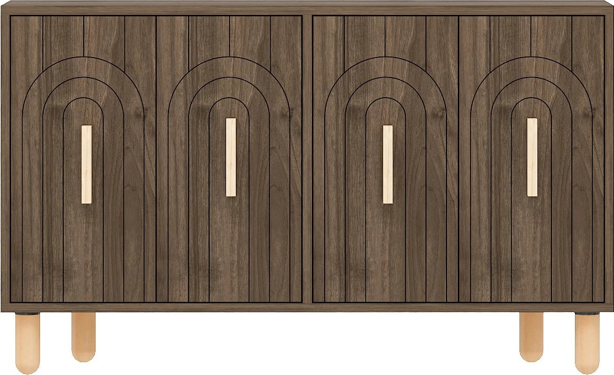 Konsol Skye Decor, ngjyrë arre, Tiger