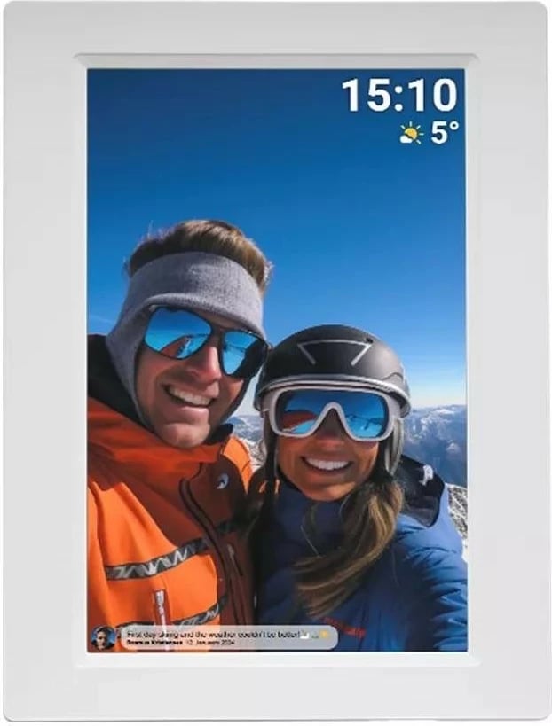 Kornizë digjitale Denver PFF-1015W, 16GB, e bardhë