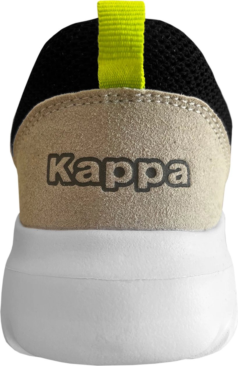 Këpucë për meshkuj Kappa, të zeza-gjelbër