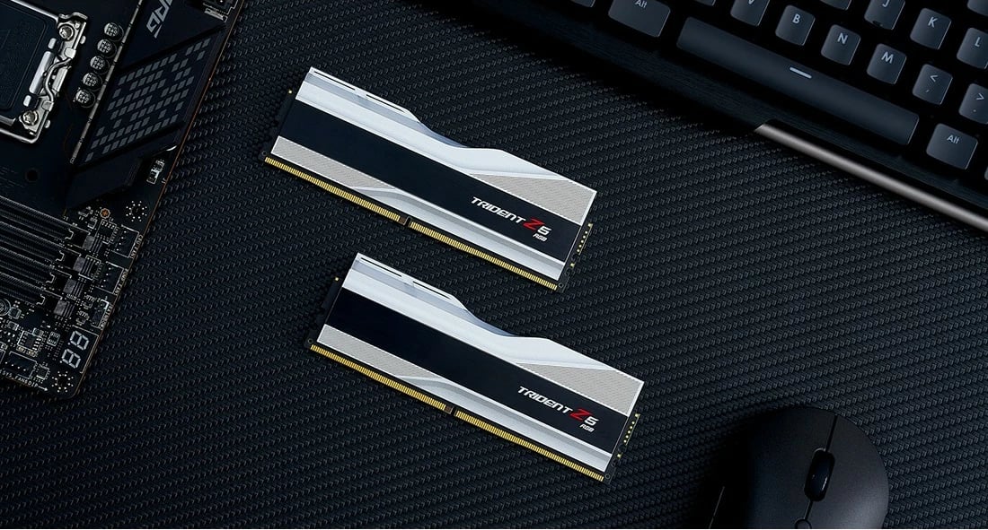 RAM Memorje G.Skill Trident F5-6400J3239G16GX2-TZ5RS, 32 GB, 2 x 16 GB, DDR5, 6400 MHz, 288-pin DIMM