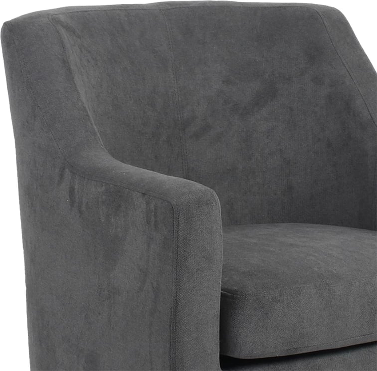 Fotel Joyful, material anthracite-natyral, 71x71x78cm