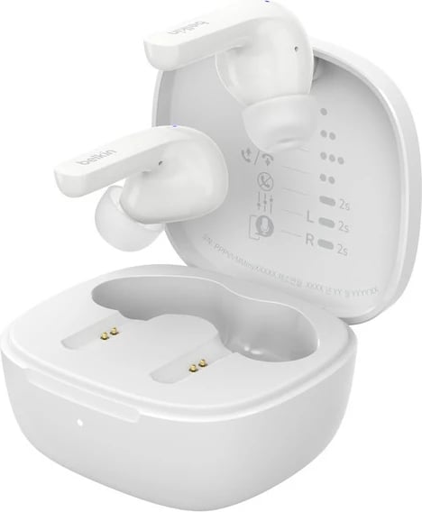 Kufje Belkin SoundForm Motion, True Wireless Stereo, Bardhë