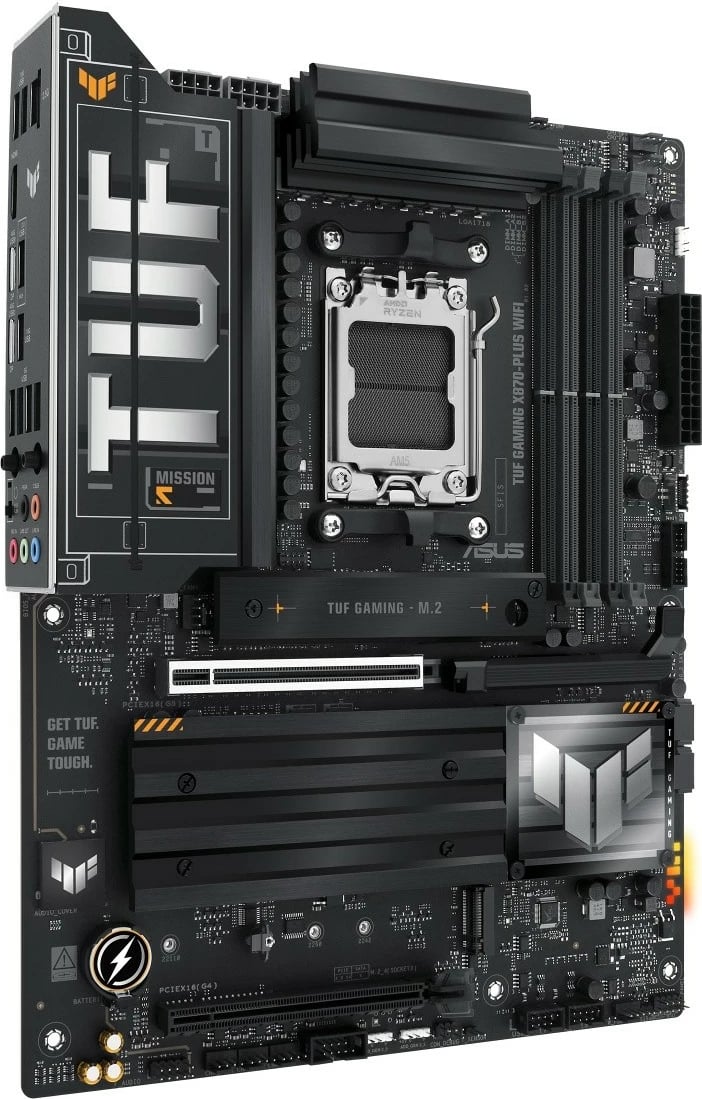 Pllakë amë Asus TUF GAMING X870-PLUS WIFI, Socket AM5, ATX, 4x DDR5, HDMI/USB-C, e zezë