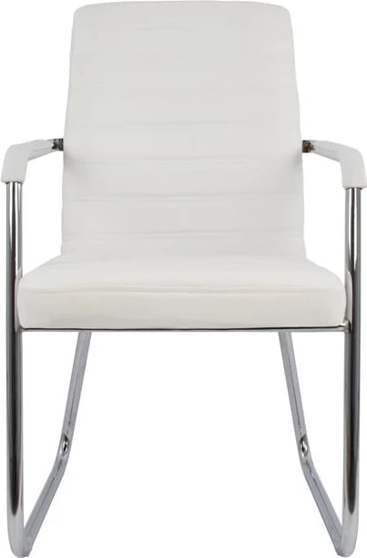 Karrige konferencash FH1021.02 e bardhë 55,5x67,5x94 cm, set prej 4 copash