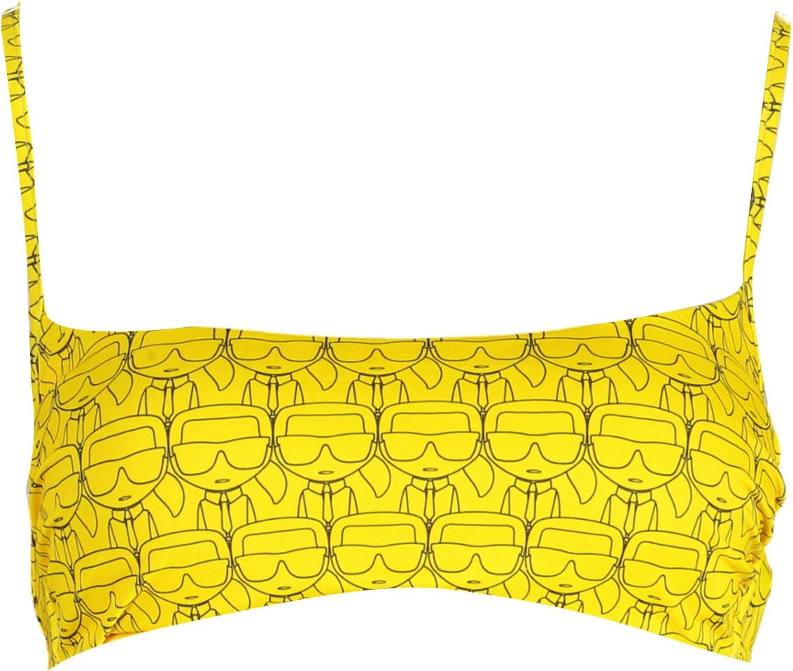 Bikine KARL LAGERFELD BEACHWEAR femra, e verdhë