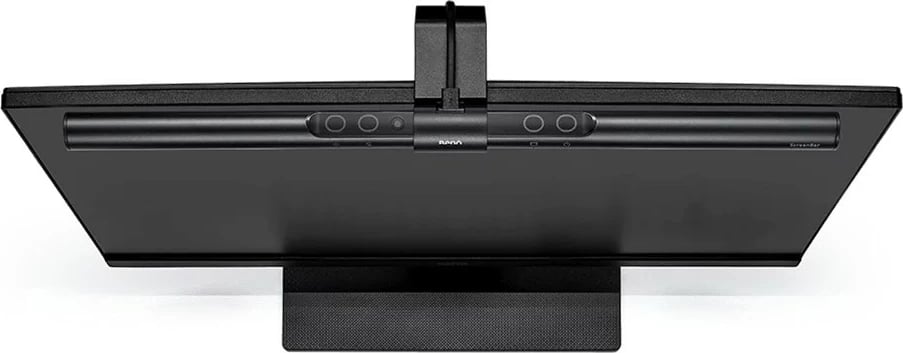 Dritë shirit monitori, BenQ, ScreenBar CLIP 9H.W42WT.EQ2, USB-C 5V/1A, 15 nivele ndriçimi me sensor automatik, e zezë